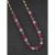 equilibrium Glamour Collection Necklace Single Row Purple Pink Sparkle