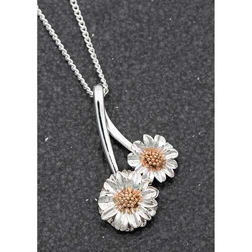 equilibrium Botanical Collection Gerbera Flower Necklace