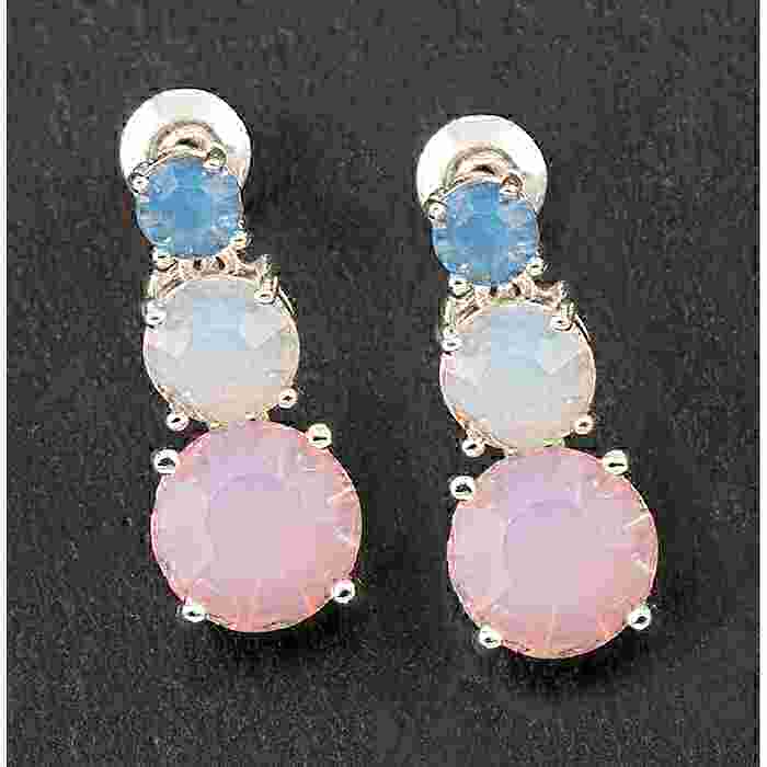 equilibrium Glamour Collection Earrings Triple Sparkle