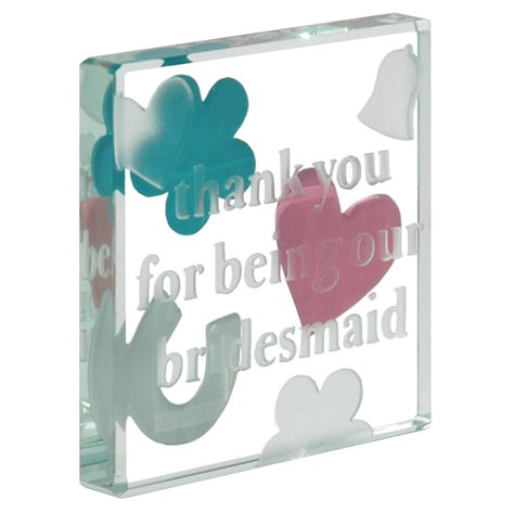 Spaceform Thank You for being our Bridesmaid Mini Keepsake to Treasure