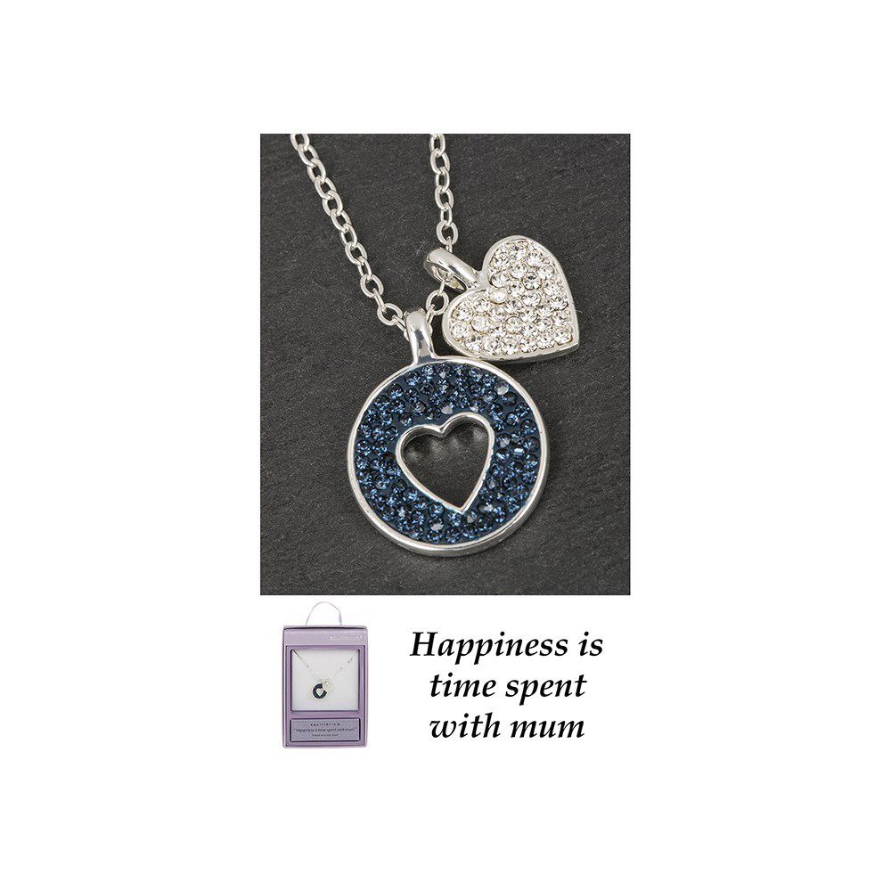 equilibrium Happiness is time spent with mum Necklace