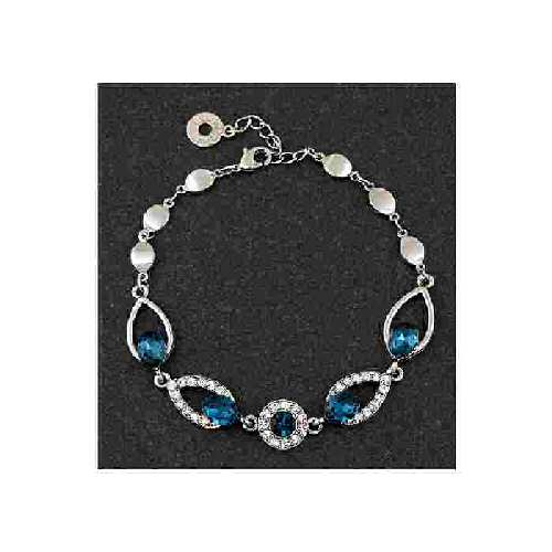 equilibrium Vintage Collection Blue Teardrop Bracelet