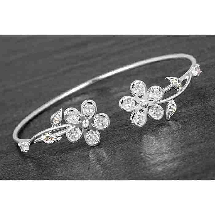 equilibrium Sparkle daisy flower bangle 284555