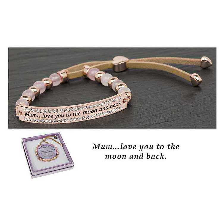 equilbrium ''Mum... love you to the moon and back'' Bracelet