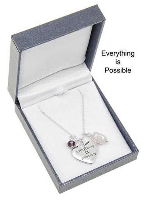 equilibrium Everything is Possible Heart Necklace