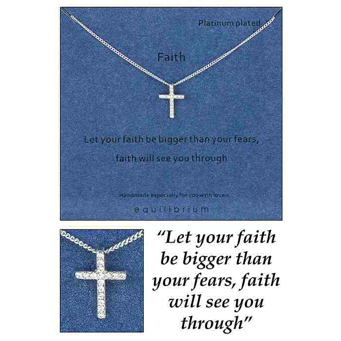 equilibrium ''Faith'' Cross Necklace