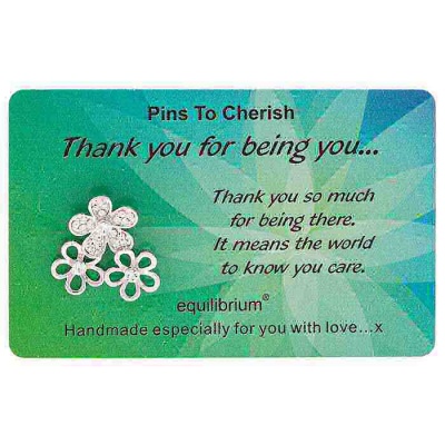 equilibrium Lapel Pin Brooch ''Thank You for being you''